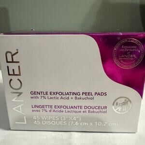 Lancer Gentle exfoliating peel pads 45 ct